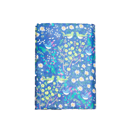 ファイバーフリーサイズブックカバー バードフラワー