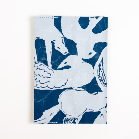 SIWA × mina perhonen ブックカバー life puzzle グレー