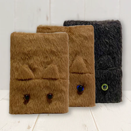 [数量限定]COVERS アルパカウール製 もふ猫ブックカバー（送料無料、特製ボックス付）[文庫]