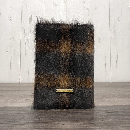 [数量限定]COVERS デッドストックシャギーチェックブックカバー（送料無料、特製ボックス付）[文庫]