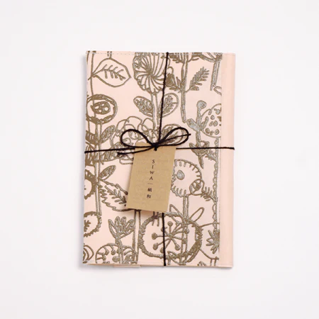 SIWA × URUSHI ブックカバー LETTER OF FLOWER（送料無料）[文庫]